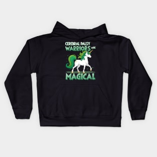 Cerebral Palsy Warriors Unicorn Magical Empowering Kids Hoodie
